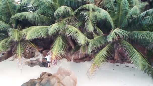 Imágenes Anse Patates Beach Digue Island — Vídeos de Stock