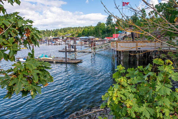 Cowichan Bay boat launch, Canada.