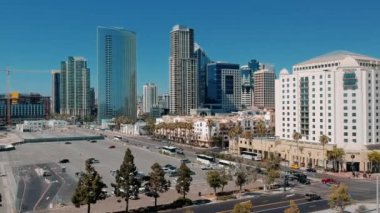 San Diego 'nun yaz mevsiminde gökyüzü manzarası, Kaliforniya, ABD