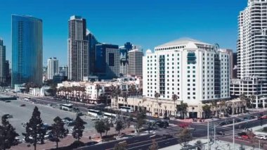 San Diego 'nun yaz mevsiminde gökyüzü manzarası, Kaliforniya, ABD