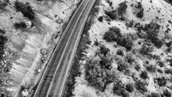 Bryce Canyon Hegyei Naplementekor Utah Légi Felvétel Drónról — Stock Fotó