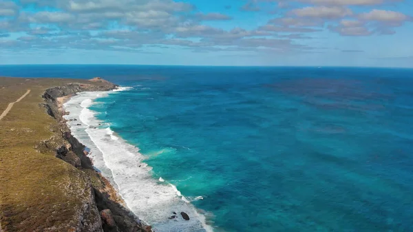 Parco Nazionale Flinders Chase Kangaroo Island Incredibile Vista Aerea Strada — Foto Stock