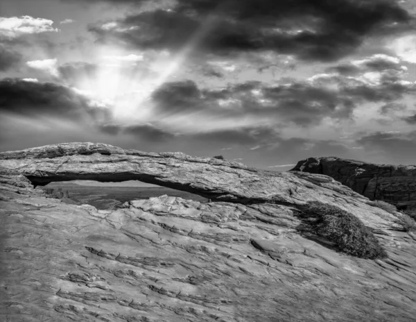 Арка Мбаппе Закате Национальном Парке Каньонлендс Штат Юта Сша — стоковое фото