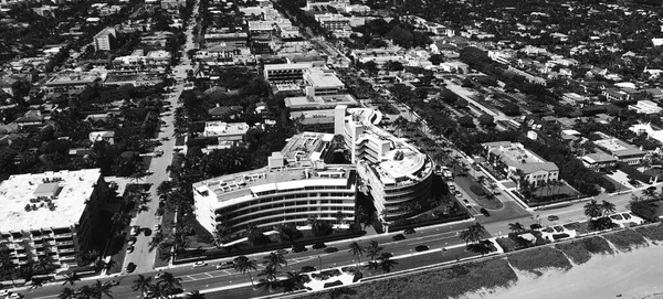 Vista Aérea Del Horizonte Fort Lauderdale Cámara Lenta Desde Dron — Foto de Stock