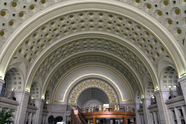 Wnętrze Głównego Wejścia Union Station Waszyngtonie — Zdjęcie stockowe