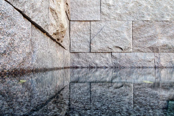 Piscina Reflexión Del Franklin Delano Roosevelt Memorial Fdr Washington —  Fotos de Stock