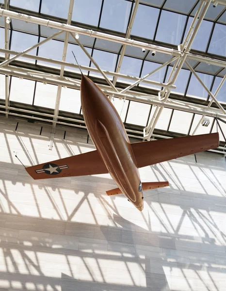 Bell Het Eerste Vliegtuig Vliegen Sneller Dan Snelheid Van Het — Stockfoto