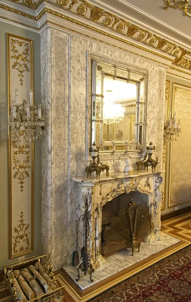 Ceausescu Palace Fire Place Stock Image