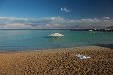 Ölü Deniz Plaj Şemsiye su, Ein Bokek, İsrail ile