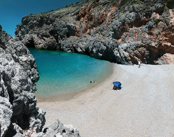 Belle Lagune Kalami Sur Île Kythira Grèce — Photo