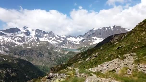 Time Lapse Riprese Montagne Durante Giorno — Video Stock