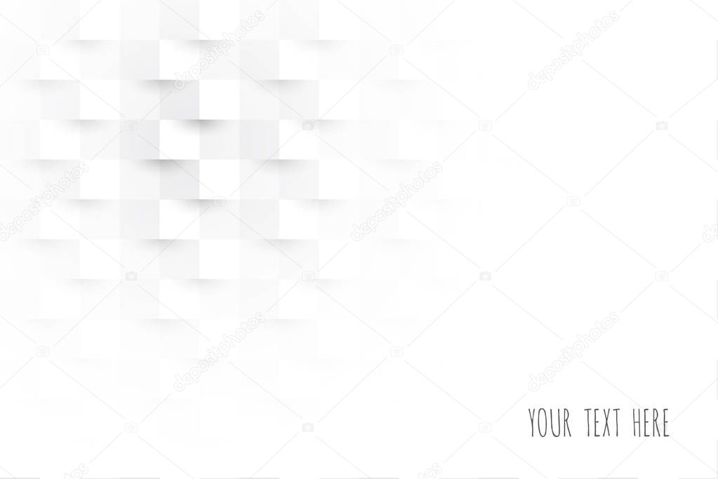 White abstract texture. Background 3d paper art style can be used in book design, poster, flyer, website.