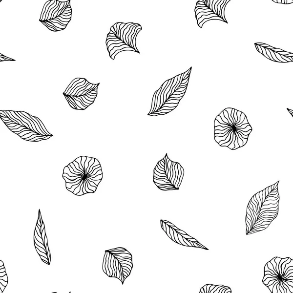 Seamless pattern with leaves. floral background with leaves — Stock Photo, Image