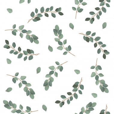 Sorunsuz yaprakları desen. Afiş, poster, kart, kapak, davet, afiş broşür veya üstbilgi için tasarım.