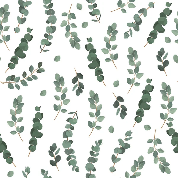 Seamless leaves pattern. Design for banner, poster, card, cover, invitation, placard brochure or header.