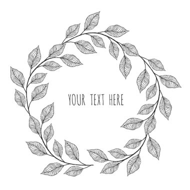  tasarımcı elemanları greeng yaprakları otlar toplama ayarlayın