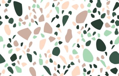 Terrazzo kusursuz desen. Pastel renkler. Mermer. Soyut arkaplan.