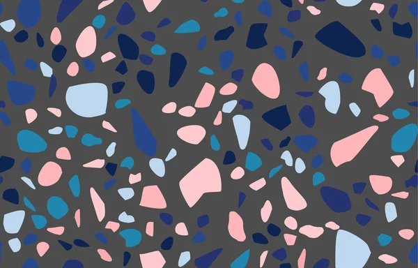 Terrazzo kusursuz desen. Pastel renkler. Mermer. Soyut arkaplan.