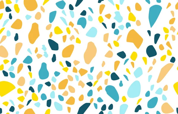 Terrazzo kusursuz desen. Pastel renkler. Mermer. Soyut arkaplan.