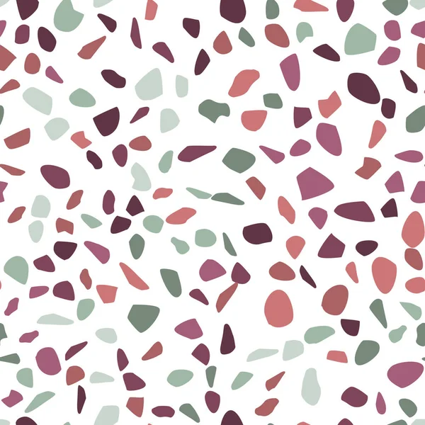Terrazzo kusursuz desen. Pastel renkler. Mermer. Soyut arkaplan.