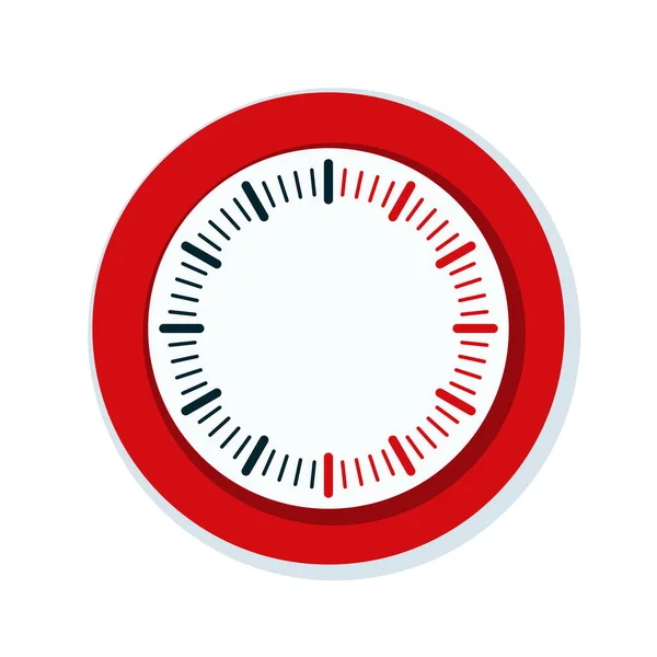Minuten Timer Symbol Isoliert Auf Weißem Hintergrund Vektor Illustration — Stockvektor