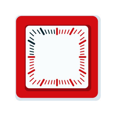 Beyaz arka plan, vektör, illüstrasyon izole 45 dakika zamanlayıcı simgesi