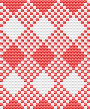 Piksel masa örtüsü çarpın desen renkleri