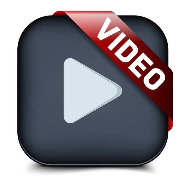 Video play icon — Stock Vector