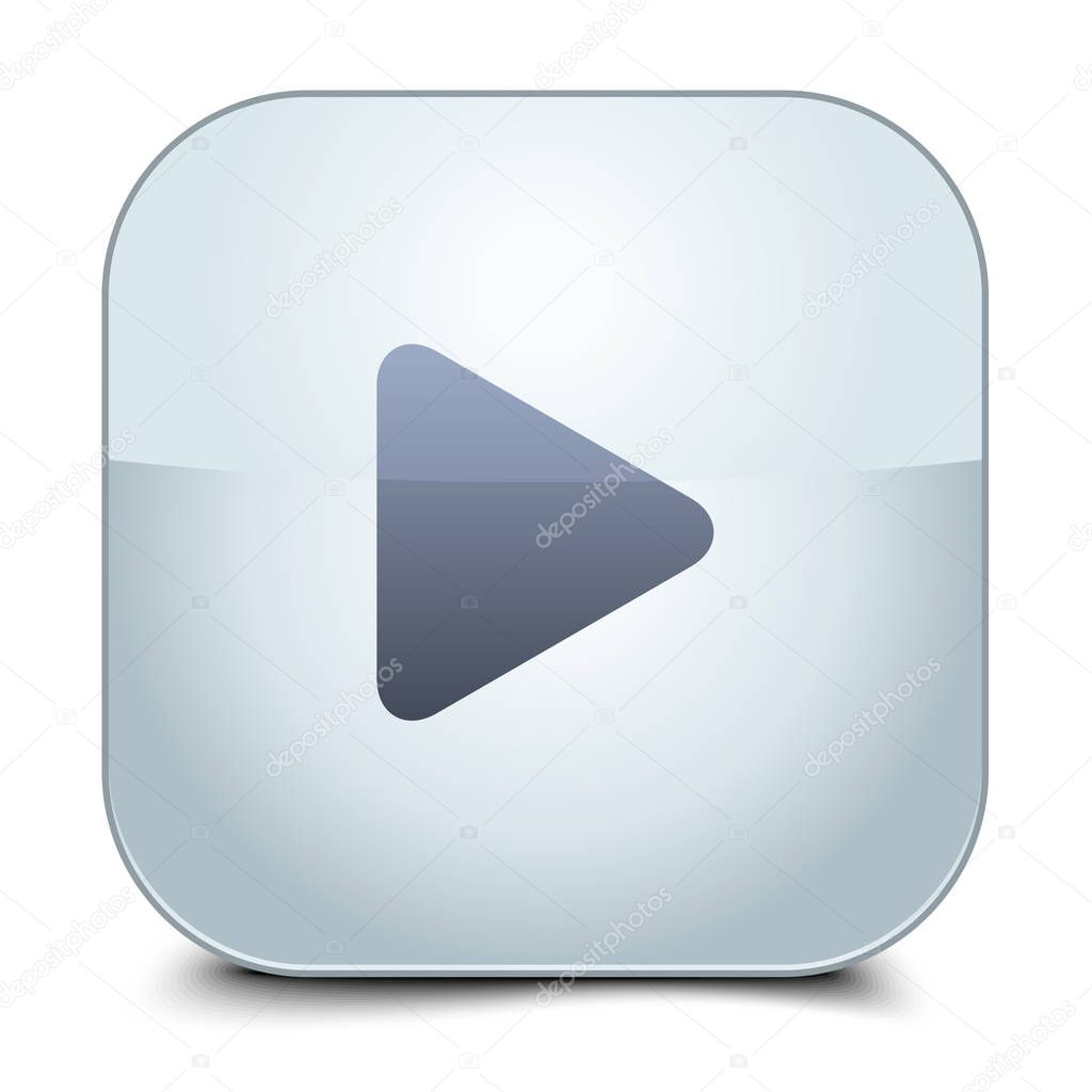 video play icon, vector illustration 