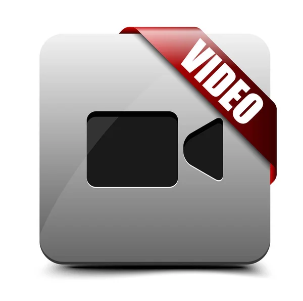 Icône de lecture vidéo — Image vectorielle