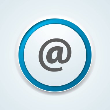 İmzala düğmesini beyaz arka plan üzerinde yuvarlak