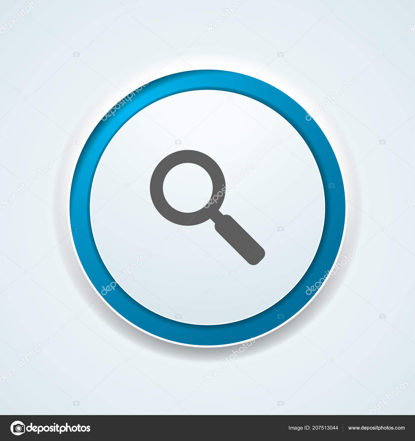 Search button sign icon Stock Vector by ©Yuriy_Vlasenko 207513044, image size:1600x1700