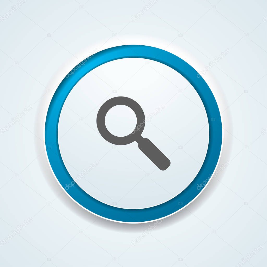 Search button sign icon