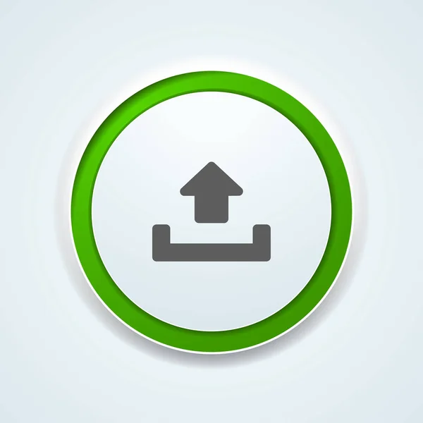 Carregar ícone de sinal de botão —  Vetores de Stock