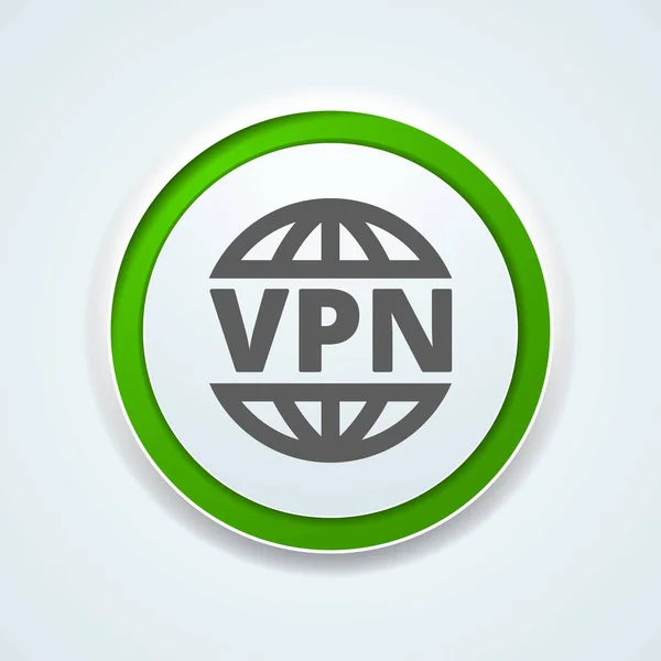 Vpn 安全シールド記号 — ストックベクタ