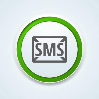 Hızlı gönderme Sms, vektör, illüstrasyon 