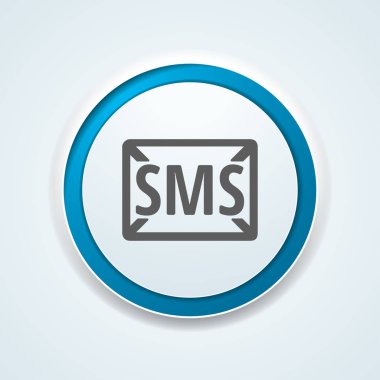 Hızlı gönderme Sms, vektör, illüstrasyon 