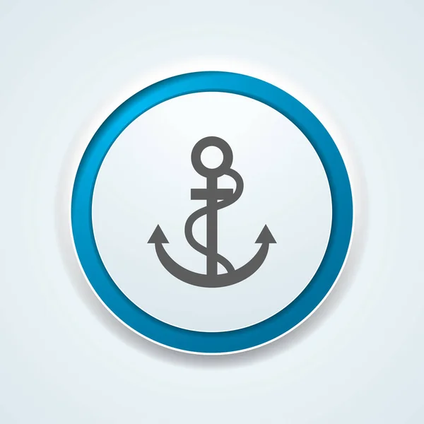 Anchor Shield icon — Stock Vector