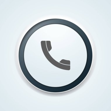 çağrı işareti simgesi, vektör çizim, iletişim merkezi kavramı 