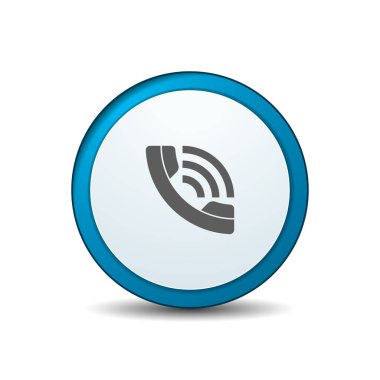 çağrı işareti simgesi, vektör çizim, iletişim merkezi kavramı 