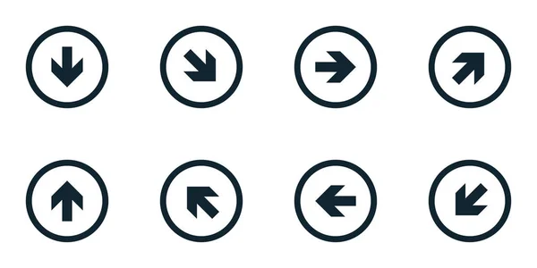 Arrows Signs set — Stock Vector