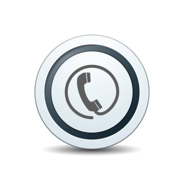 çağrı işareti simgesi, vektör çizim, iletişim merkezi kavramı 