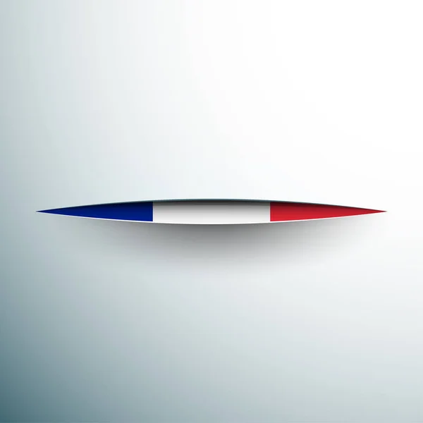 Witte Textuur Met Schuine Streep Franse Vlag Achtergrond Vector Illustratie — Stockvector
