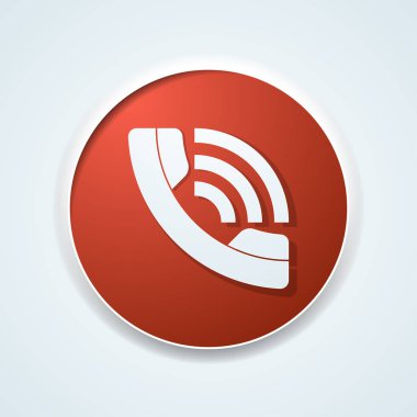 cep telefonu kayıt düğmesi, vektör, illüstrasyon, arama kavramı 