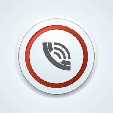 yakışıklı oturum açma düğmesini beyaz arka plan, vektör, illüstrasyon izole