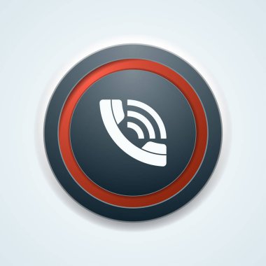 yakışıklı oturum açma düğmesini beyaz arka plan, vektör, illüstrasyon izole