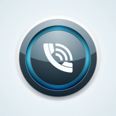 cep telefonu işareti düğmesini, vektör, illüstrasyon