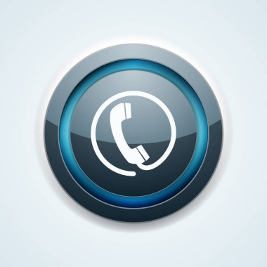 cep telefonu işareti düğmesini, vektör, illüstrasyon