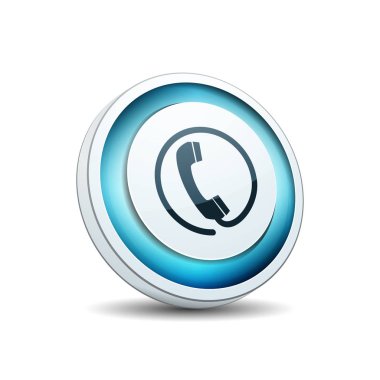 cep telefonu işareti düğmesini, vektör, illüstrasyon