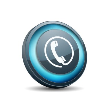 cep telefonu işareti düğmesini, vektör, illüstrasyon